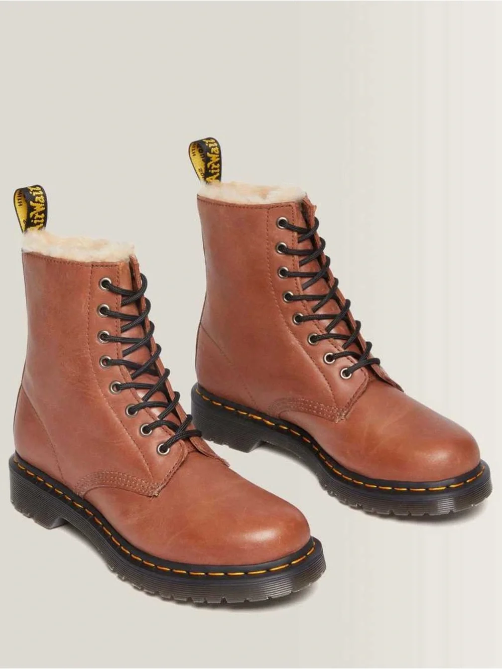 DR. MARTENS 1460 Serena Women’s Faux Fur Lined Leather Boots